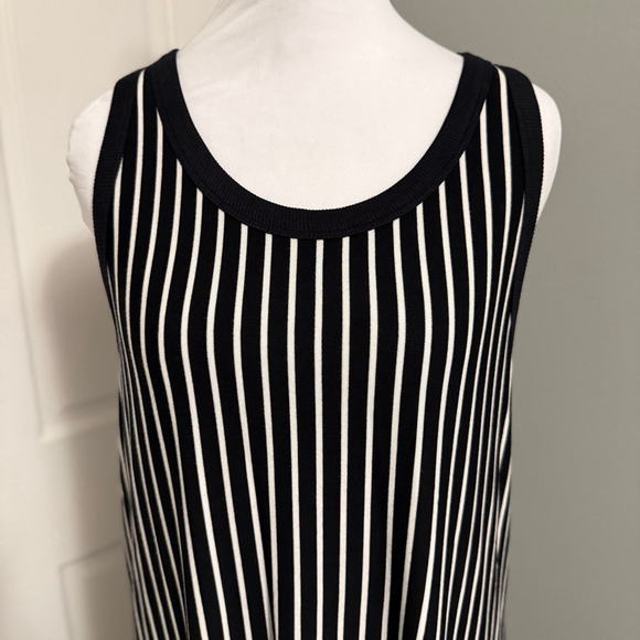 CAbi ATC Wink Dress #5946 Black and White Size L NWOT - Picture 6 of 13